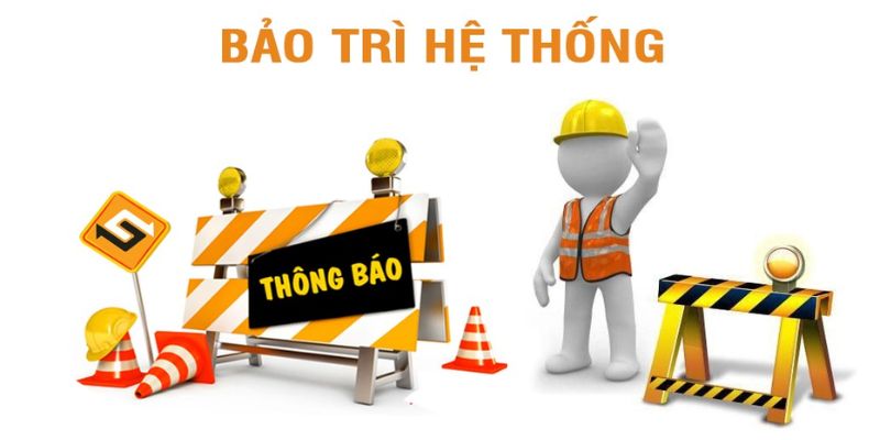 Không rút tiền khi hệ thống thông báo tiến hành bảo trì